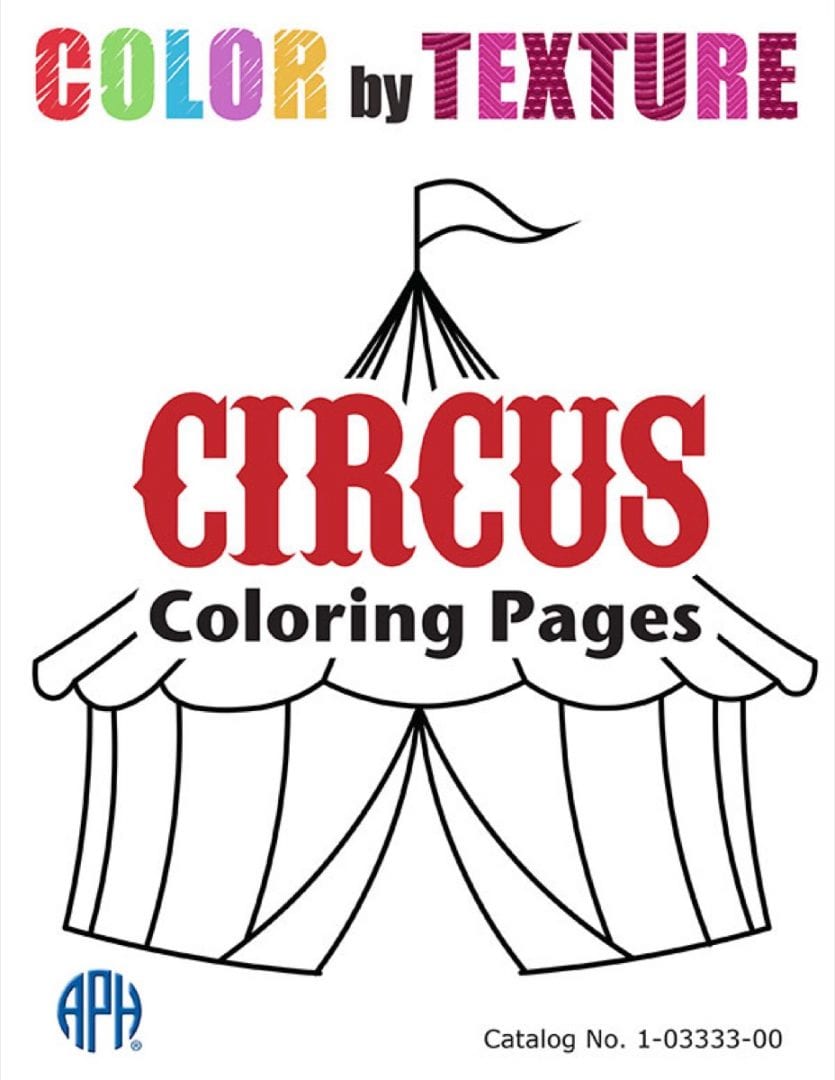 Color-by-Texture CIRCUS Coloring Pages