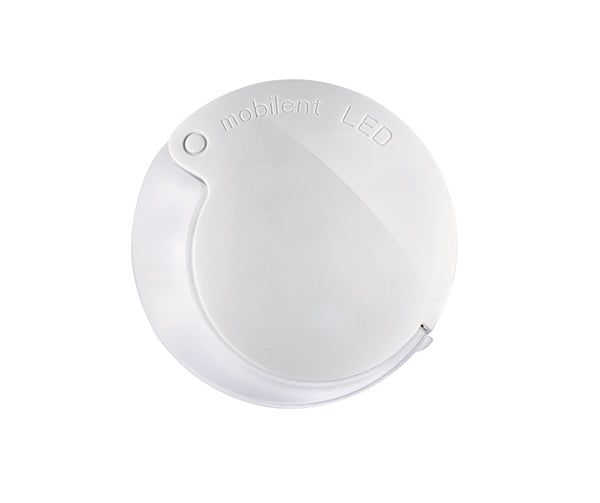 35mm Mobilent LED Folding Pocket White - 28 Diaopter 7x Magnification Bi-aspheric Lens Size