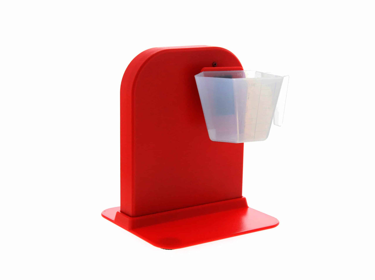 Pouring Cup on Stand 3D view 2