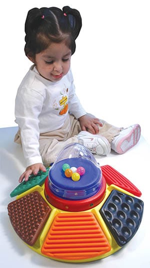 TEXTURED CAROUSEL BUSY BOX