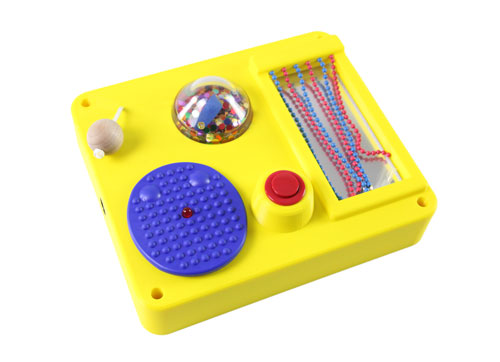 Compact Activity Center multi-sensory tabletop toy