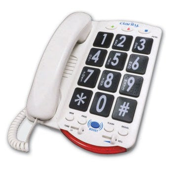 Clarity JV35 Large Print, Large Button, Braille Labeled, Amplified Phone