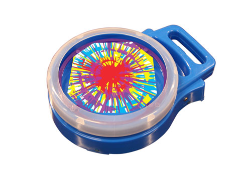 Swirl Art adapted spin art toy