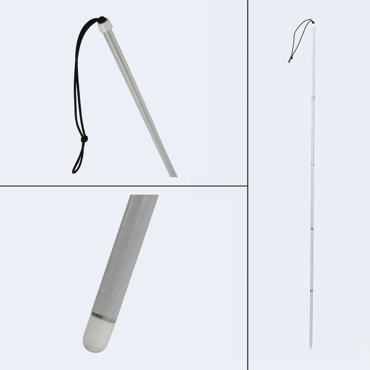 Slimline Aluminum Identification Cane - No Grip (SAN) Adult