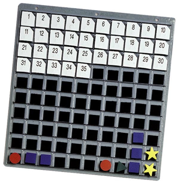 Hundred Boards and Manipulatives: Grid Board
