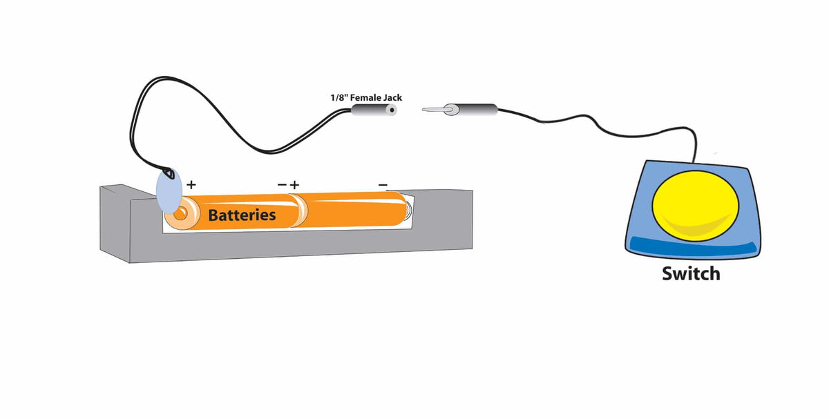 C and D battery interrupter
