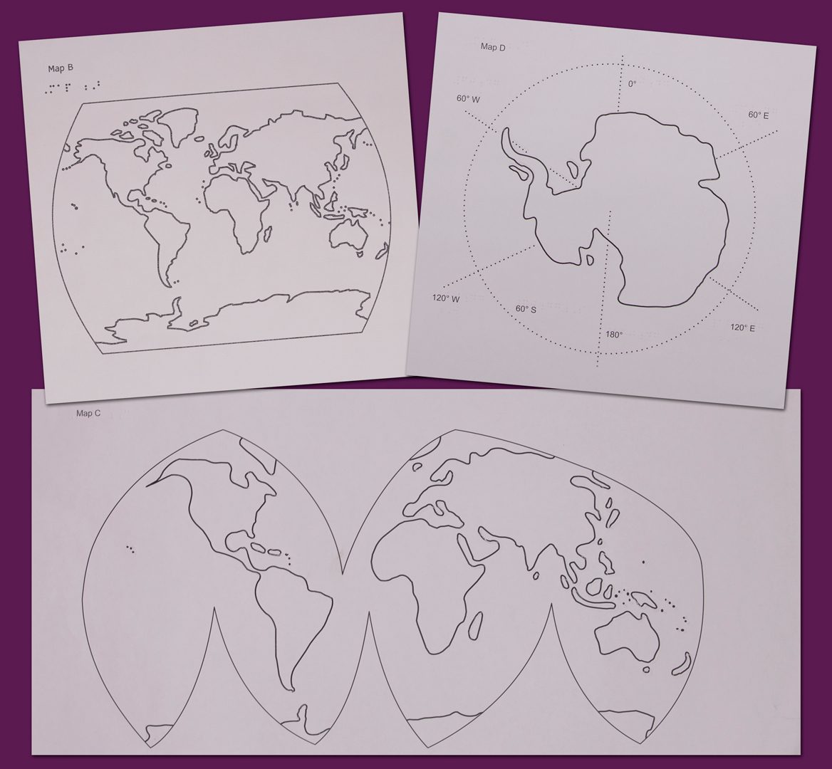 World at Your Fingers: Replacement Paper Maps