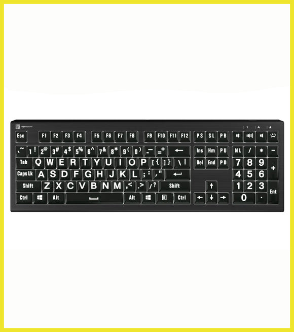 Astra Backlit Large Print Keyboard