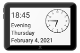 CARY Base - Dementia Clock with Remote Calendar Scheduling for Support Workers and Family