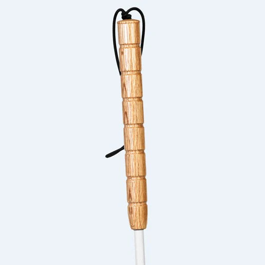 Premium Aluminum Mobility Rigid Cane - Wood Handle (PAW) Child