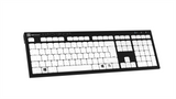 Braille keyboard 6 dot NERO PC US