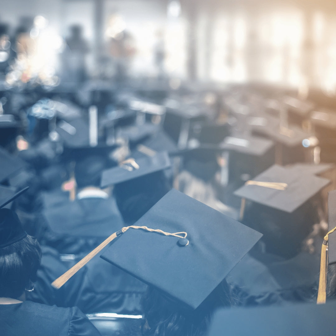 A collection of graduation hats