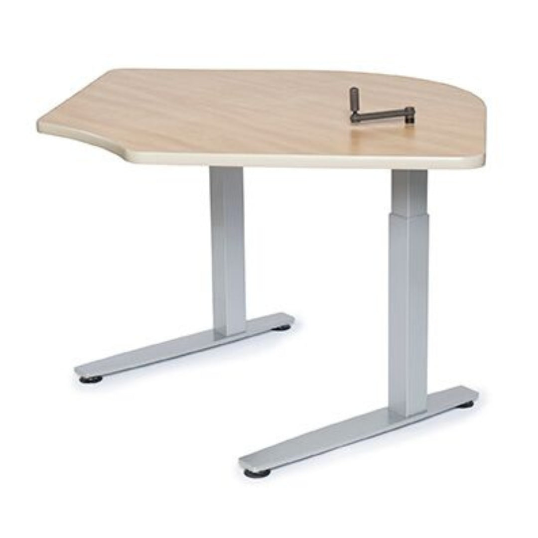 Corner Workstation with hand crank
