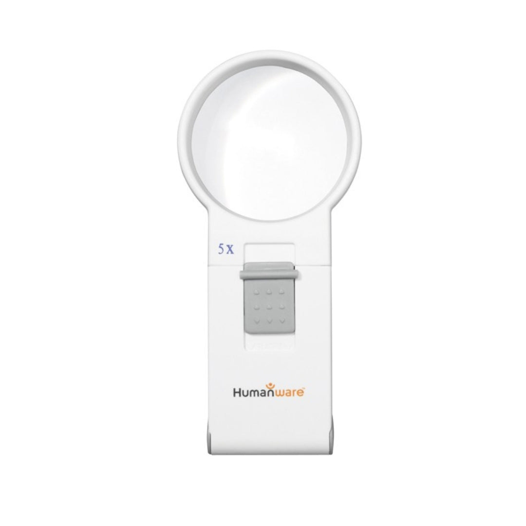 A non-Illuminated Optical Magnifier sits against a white background