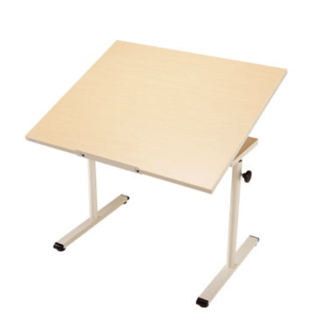 Accessible Work Desk with Tilt against a white background