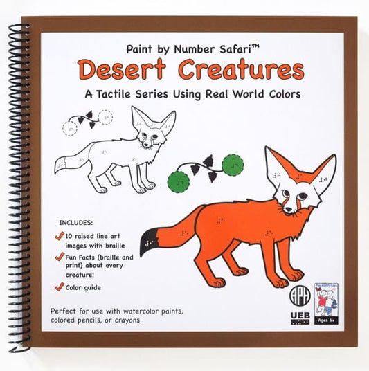 Paint by Number Safari - Desert Creatures