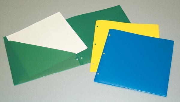 Braille Pocket Folders