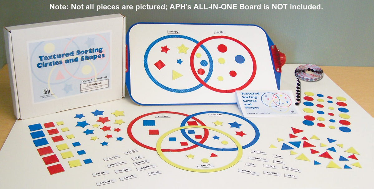 Textured Sorting Circles and Shapes
