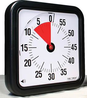 TIME TIMER AUDIBLE 12"
