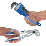 EaZyHold Blue Two Pack 5 1/4" - Universal Cuff, Silicone Adaptive Grip Aid