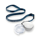 35mm Folding Pocket Magnifier - Mobilent White - 38 Diopter 10x Magnification Aspheric Lens Size