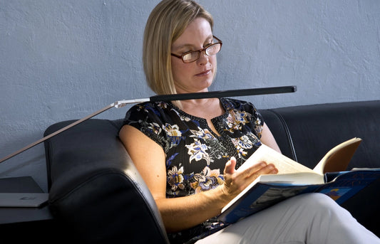 Bright Reach Desk Lamp in Black