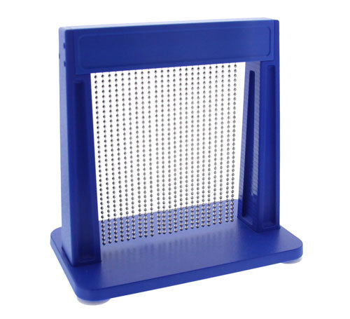 Silver Bead Chain sensory toy on stand