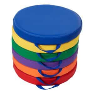 ROUND FLOOR CUSHIONS (SET OF 4)