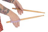 EaZyHold Lavender Two Pack 5 1/4" - Universal Cuff, Silicone Adaptive Grip Aid