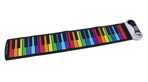 RAINBOW FLEXIBLE ROLL-UP PIANO