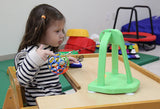 Pull Ball sensory toy with girl