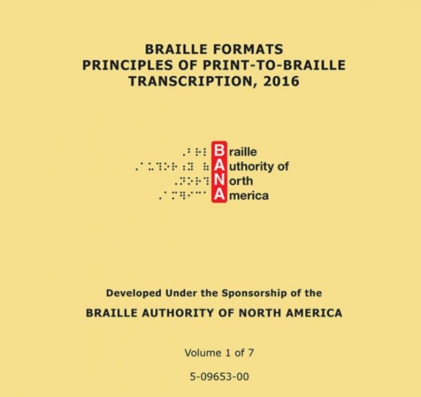 Braille Formats: Principles of Print-to-Braille Transcription, 2016 - Print