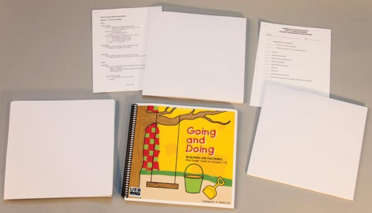 Building on Patterns: Primary Braille Literacy Program: First Grade: Unit 2 Student Kit - UEB