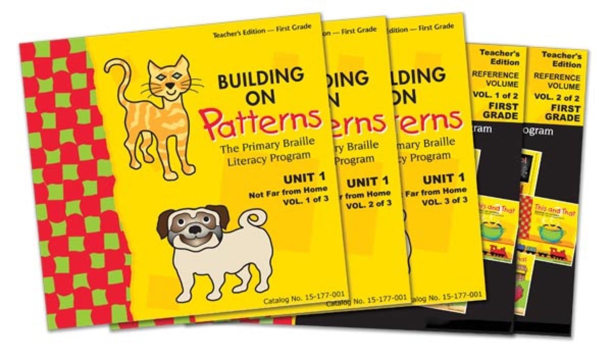Building on Patterns: Primary Braille Literacy Program: First Grade: Unit 1 Teacher's Edition with Reference Volume