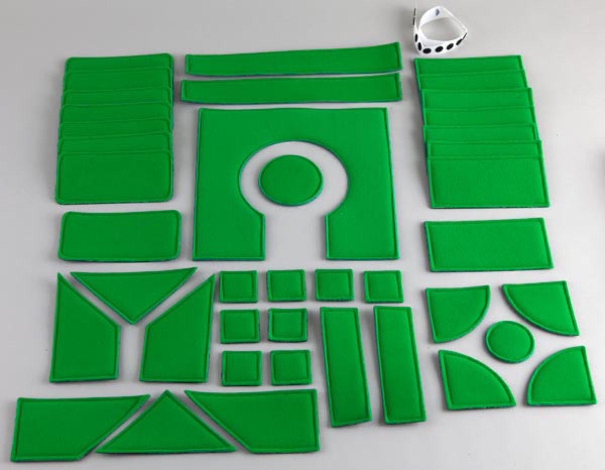 Tactile Town: Bag D, Grassy Sections Set