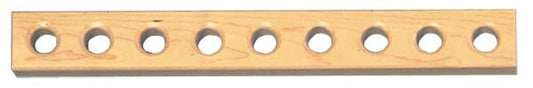Wooden Constructo Set: Single 16 Inch Wooden Length, 9 Holes