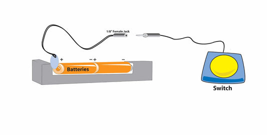 AA and CD battery interrupter one of each