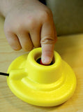 Finger Isolation Button side view