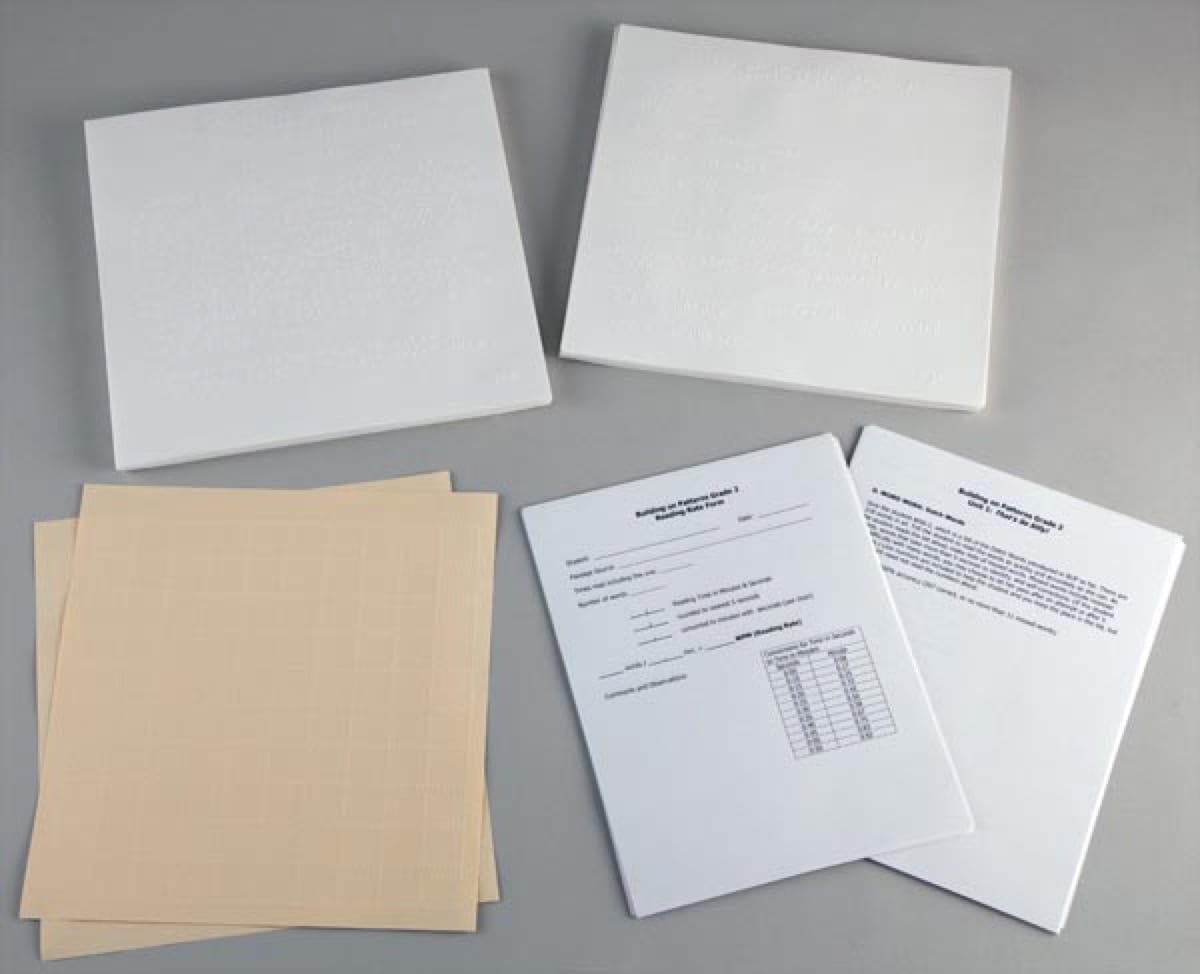 Building on Patterns: Primary Braille Literacy Program: Second Grade: Unit 1 Consumable Assessment Packet