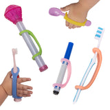 EaZyHold Therapist/Teacher 7 Pack - Universal Cuff, Silicone Adaptive Grip Aid