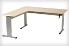 Accella Adjustable L-shape Desk