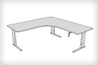 Accella Adjustable Perfect Corner Desk