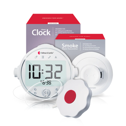 Bellman Symfon Alarm Clock Bed Shaker Smoke Detector Combination