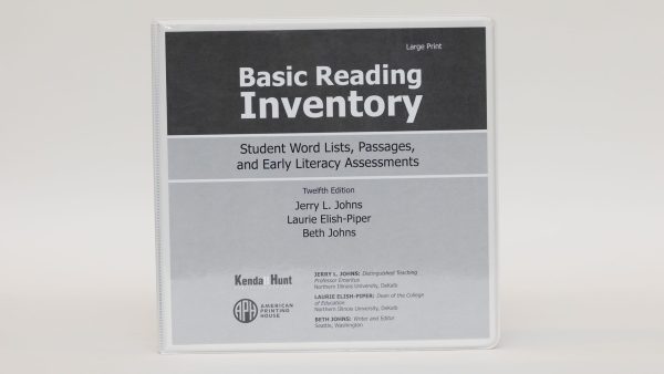 Jerry Johns Basic Reading Inventory, Print