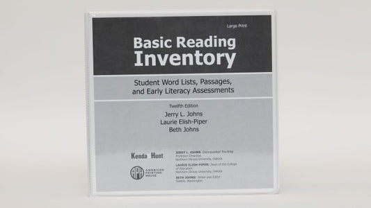 Jerry Johns Basic Reading Inventory, Print