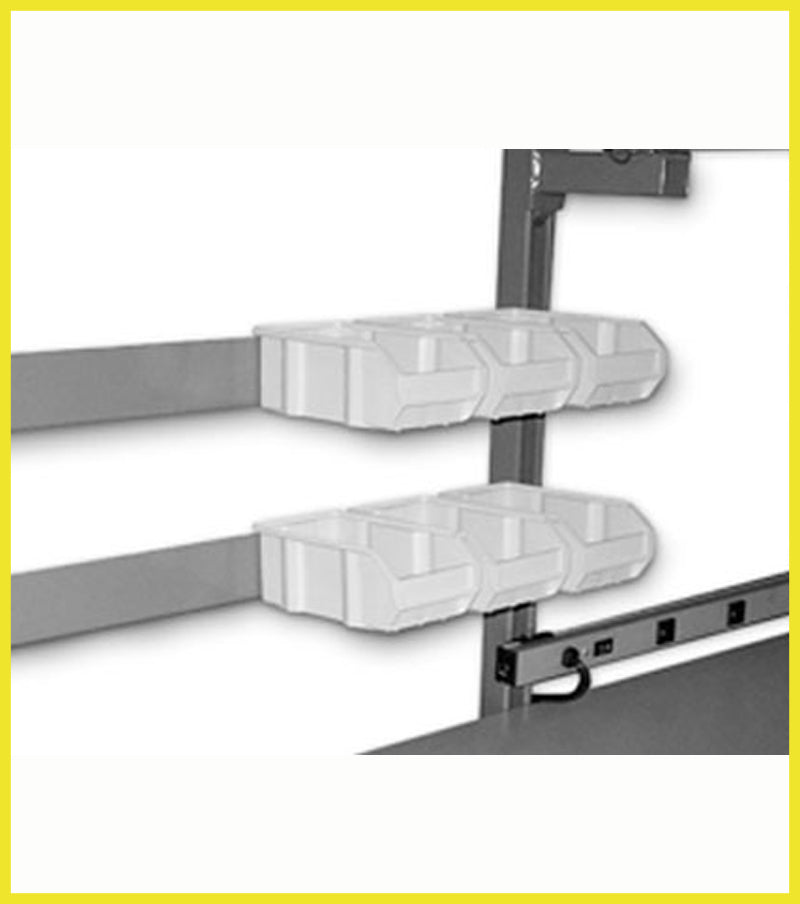 Industrial Bench Bin Rail