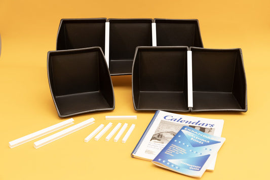 Expandable Calendar Boxes, Black