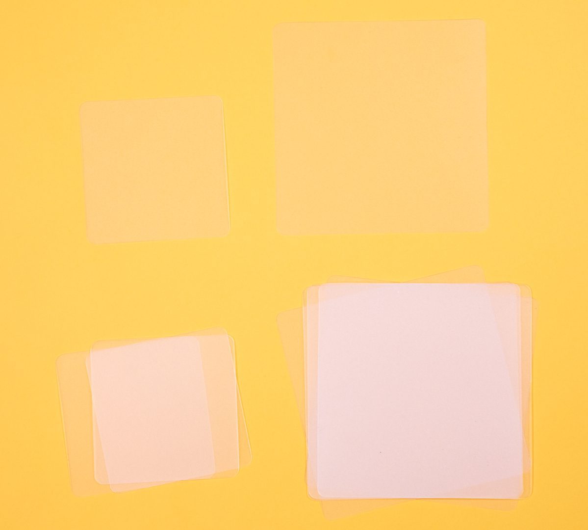 Light Box: Level 2: Blank Vinyl Cards (six 4 x 4, six 6 x 6 inch)