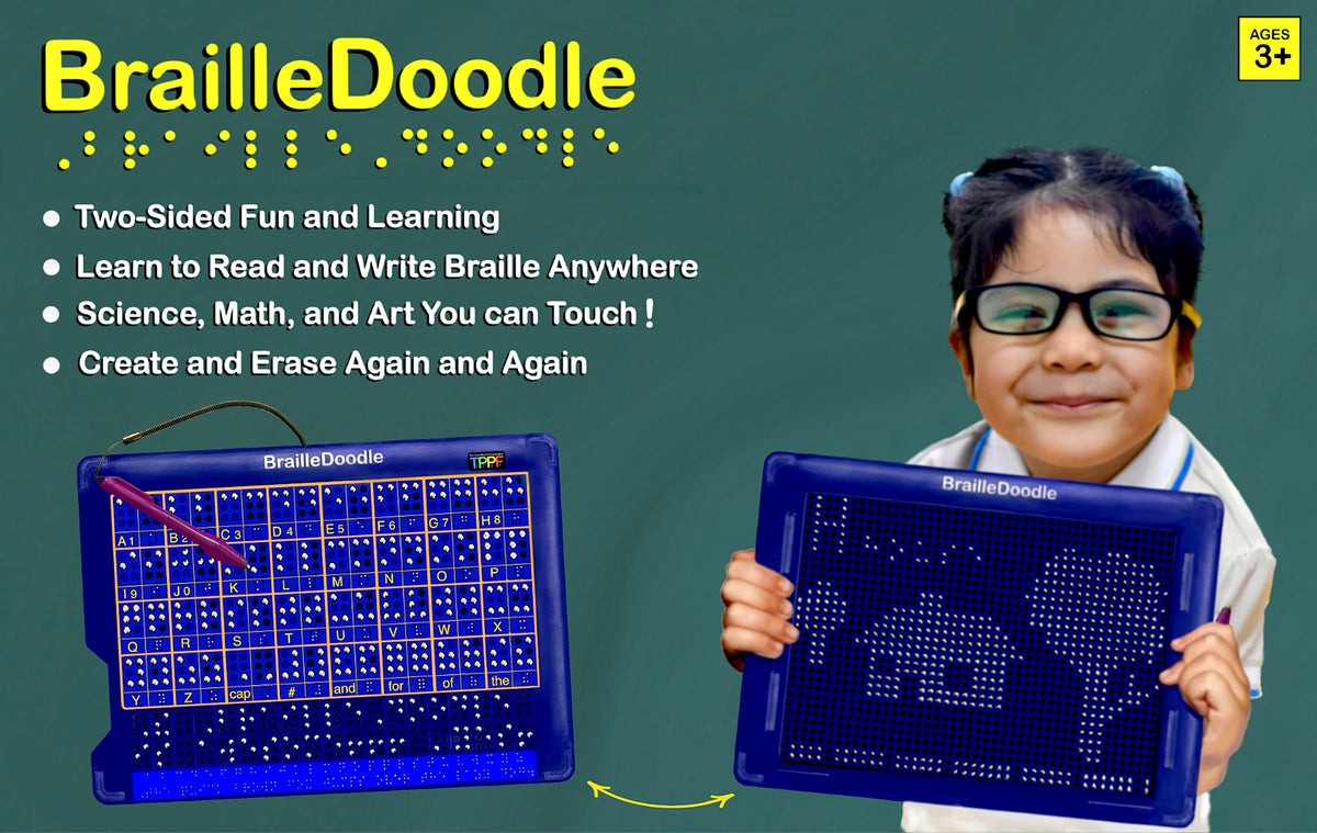 BrailleDoodle: Braille, STEM, and Art for Everyone!