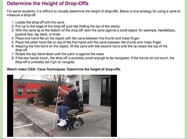 Orientation and Mobility for Wheelchair Users